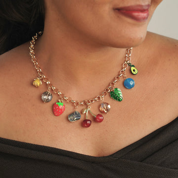 Bloom & Berry Charm Necklace