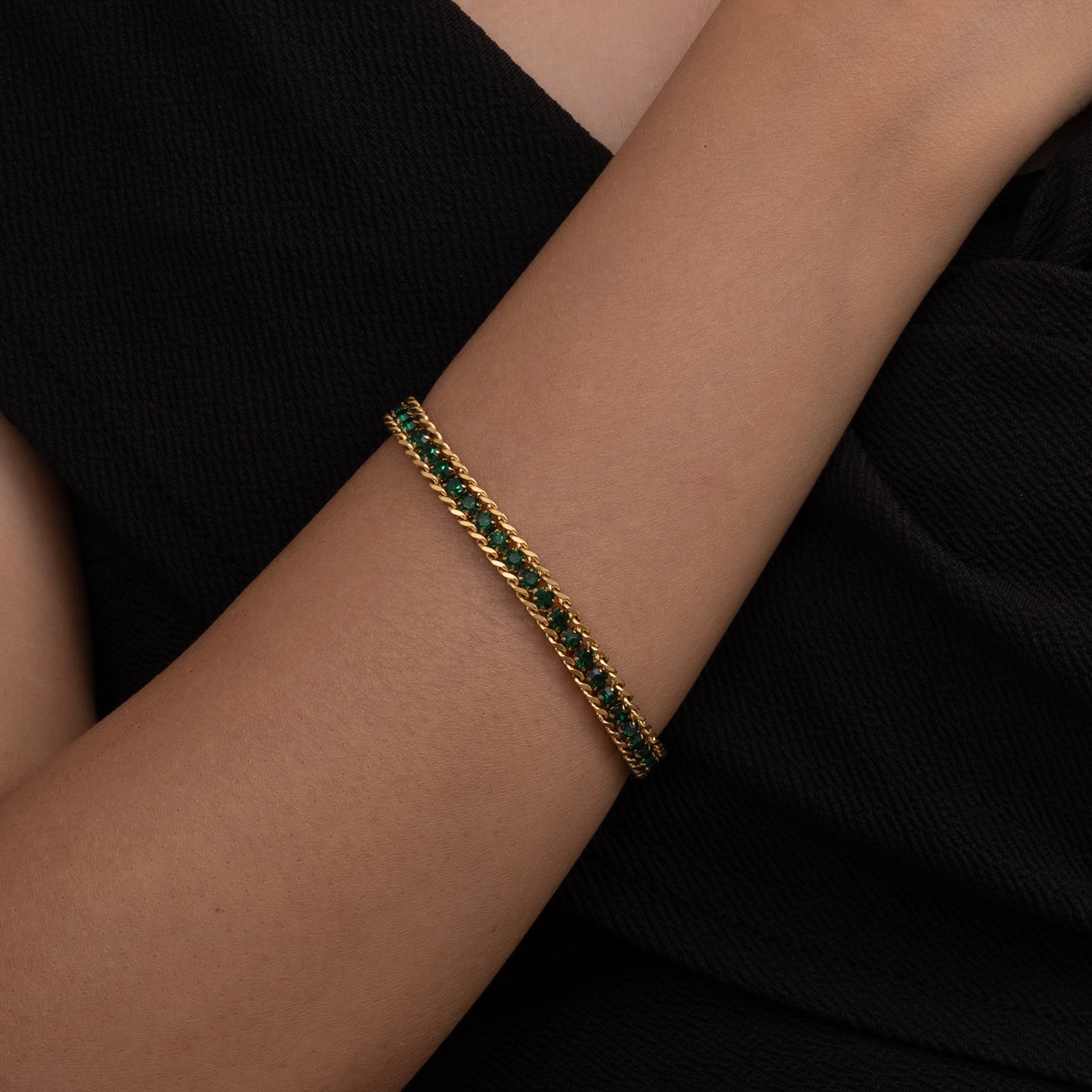 Emerald Tennis Bracelet