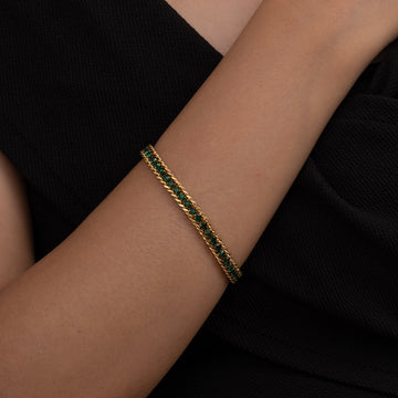 Emerald Tennis Bracelet