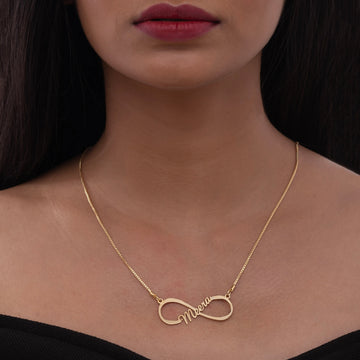 Personalized Timeless Infinity Necklace