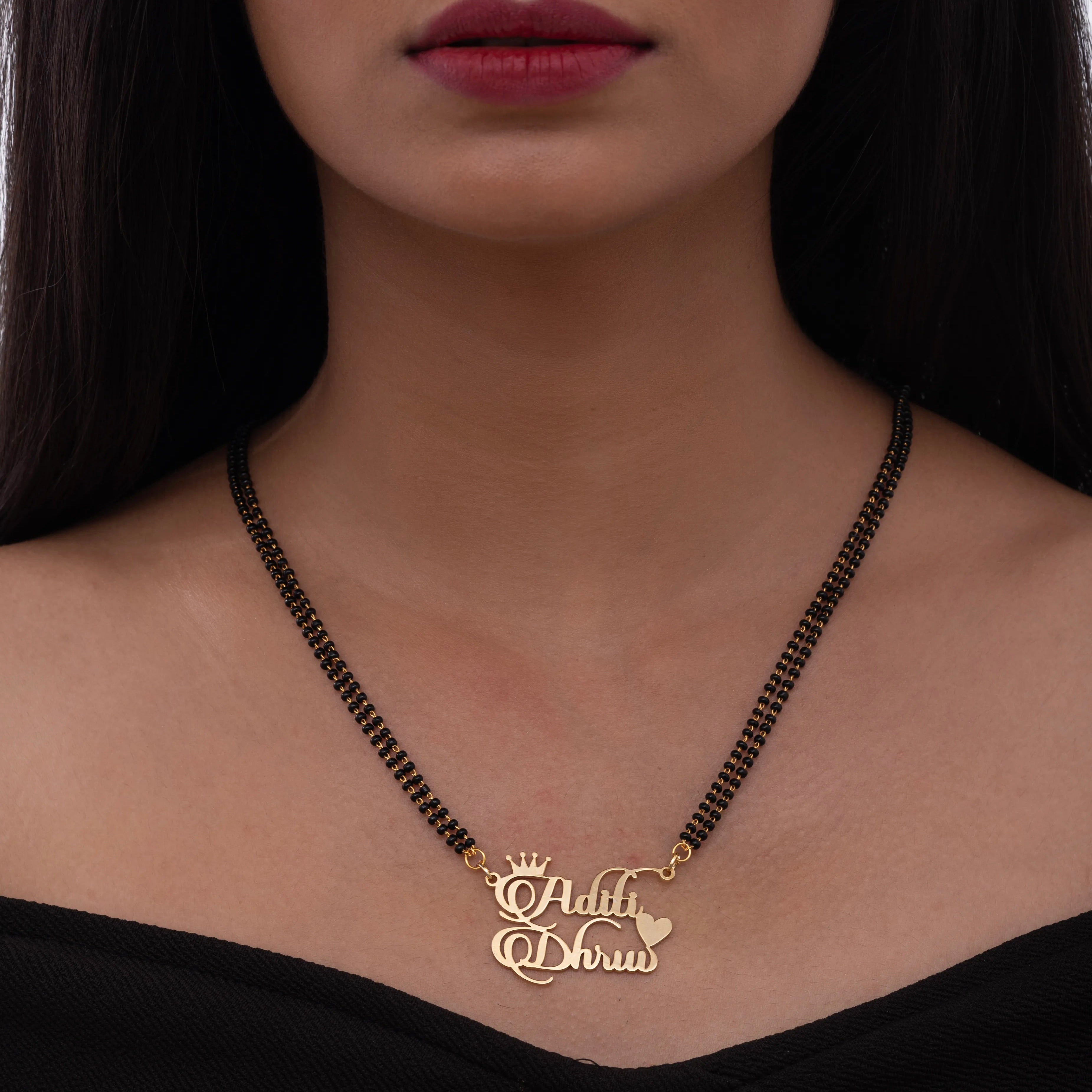 Personalized Couple Name Mangalsutra