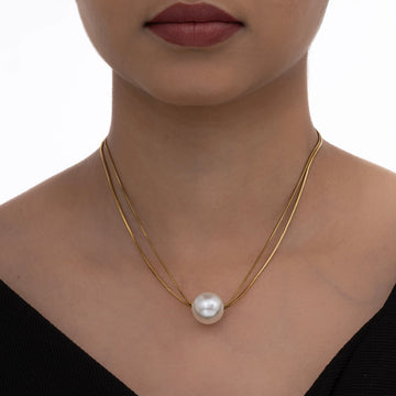 Radiant Pearl Necklace