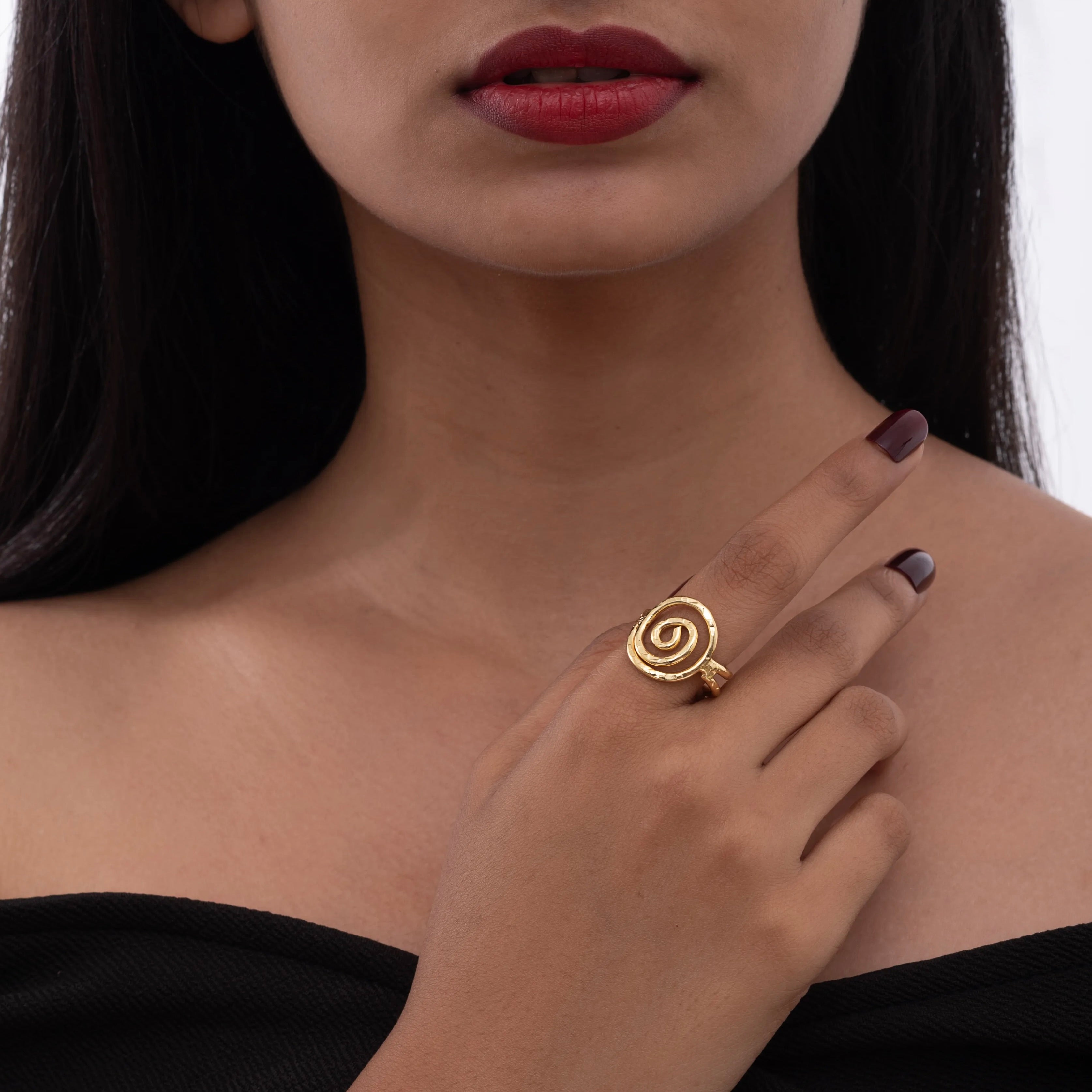 Golden Blossom Ring