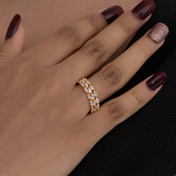 Crystal Trio Ring