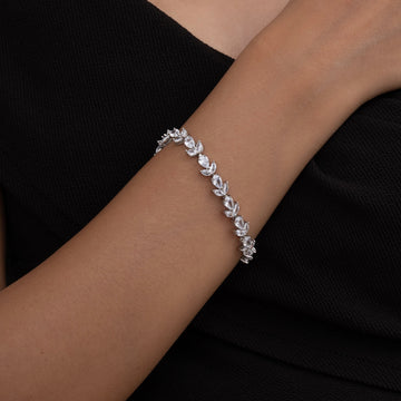 Floral Crystal Bracelet