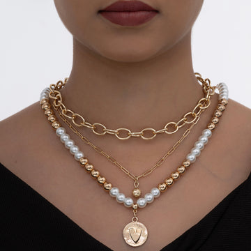 Golden Trinity Necklace
