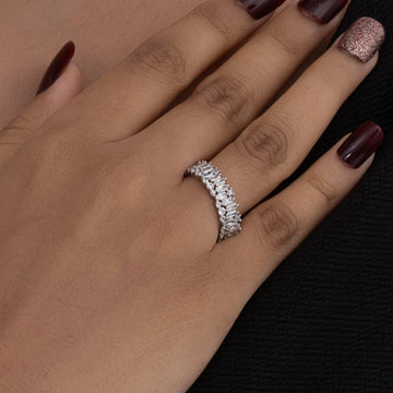 Silver Spark Ring