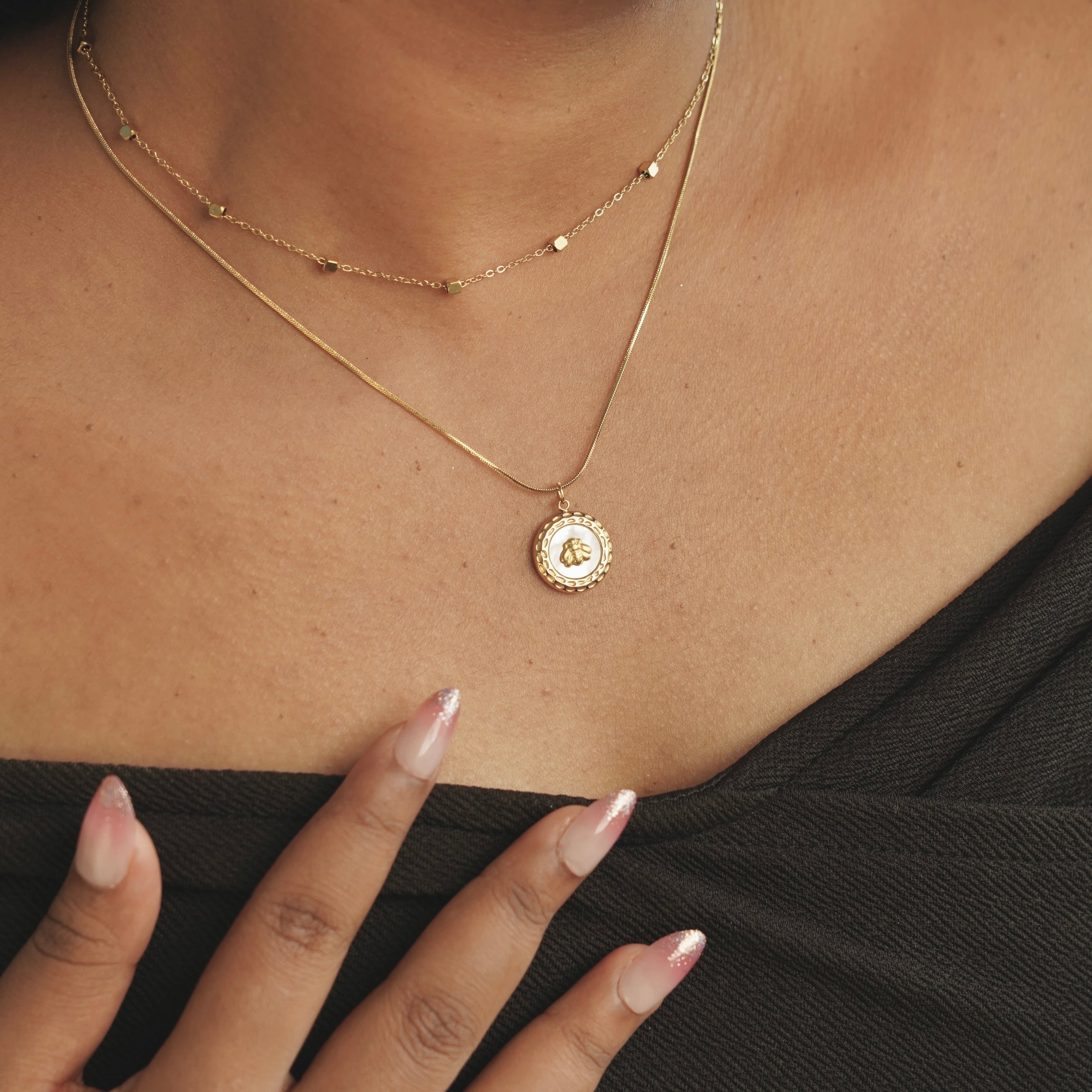 Bee Pendant Necklace