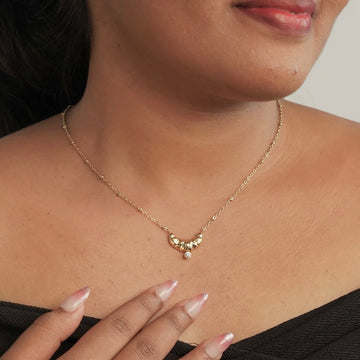 Croissant Style Necklace