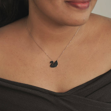 Black Swan Necklace