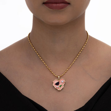 Rose Heart Necklace