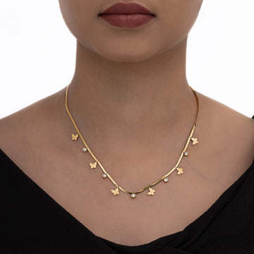 Butterfly Spark Necklace