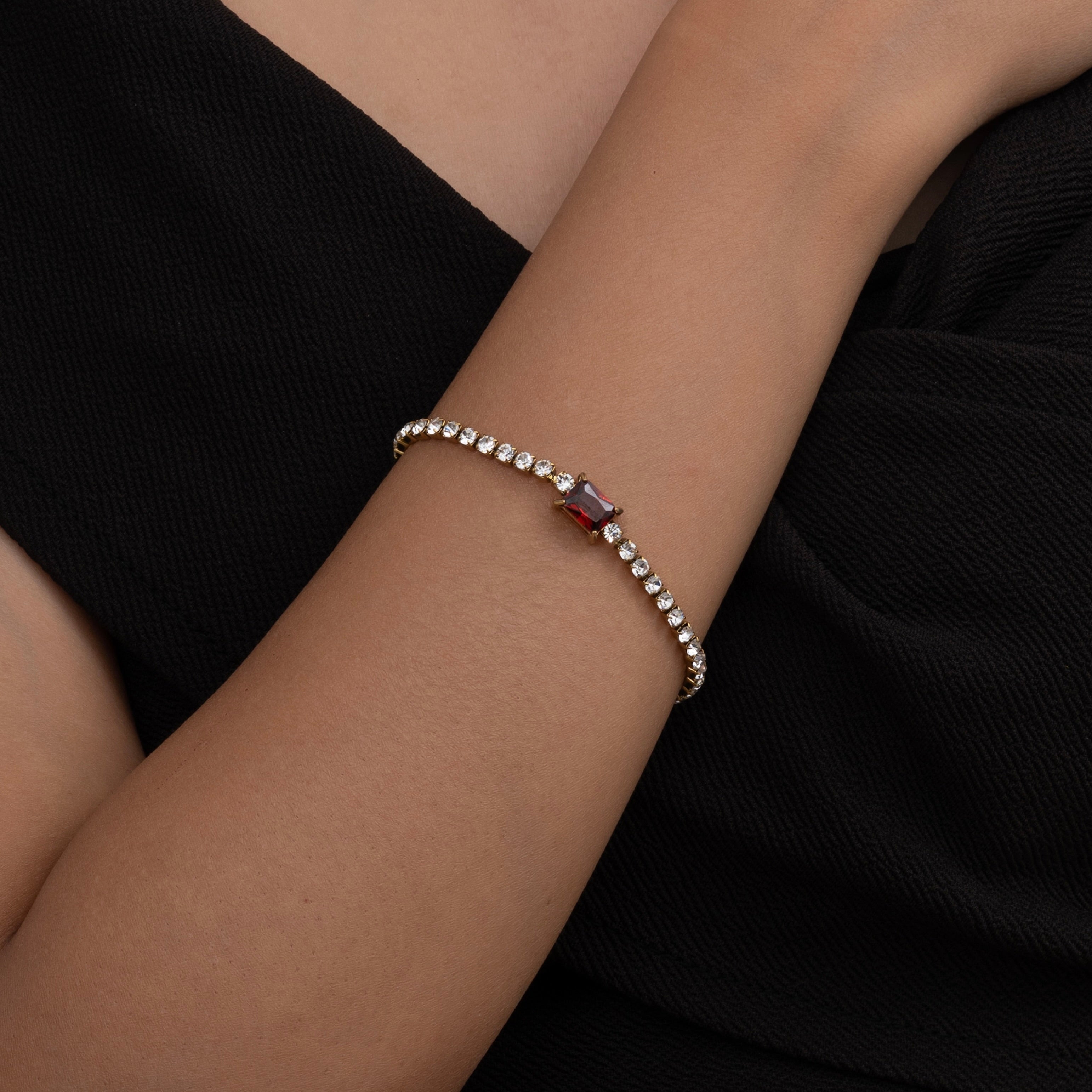 Ruby Radiance Bracelet