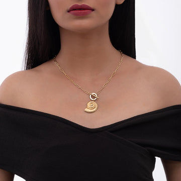 Coastal Shell Link Necklace